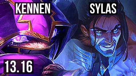 Kennen Vs Sylas Mid Winrate K Mastery Dominating