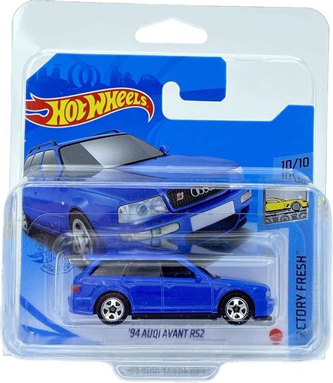 Hot Wheels Audi Avant Rs Blue Factory Fresh Short Card Grx