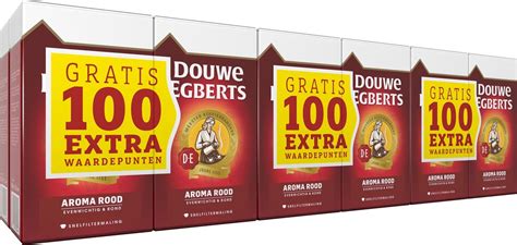 Douwe Egberts Aroma Rood Filterkoffie Dubbelpak X Gram Bol