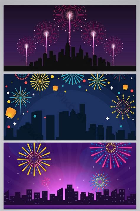 Flat fireworks poster design background | Backgrounds AI Free Download - Pikbest