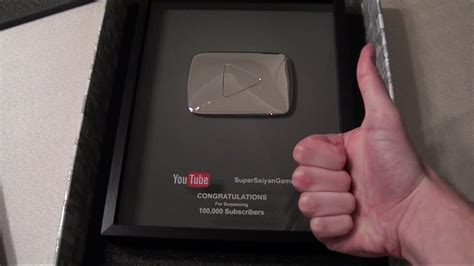 Unboxing My Subscriber Silver Play Button Plaque Acidic