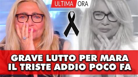 Tragico lutto per Mara Venier é morto all improvviso il marito della