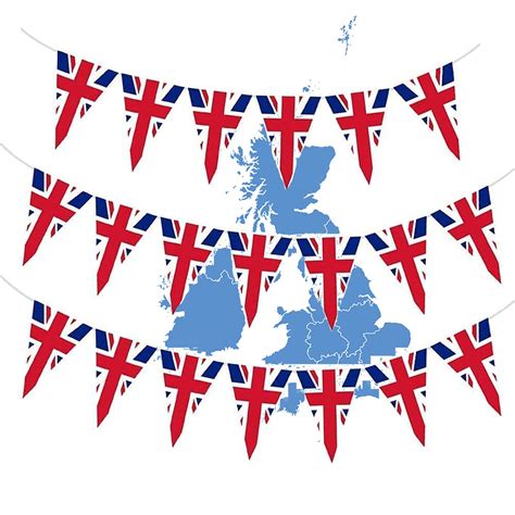 Buy Union Jack Bunting Platinum Jubilee Decorations Union Jack Flags