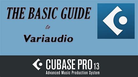 The Basic Guide To Variaudio In Cubase YouTube