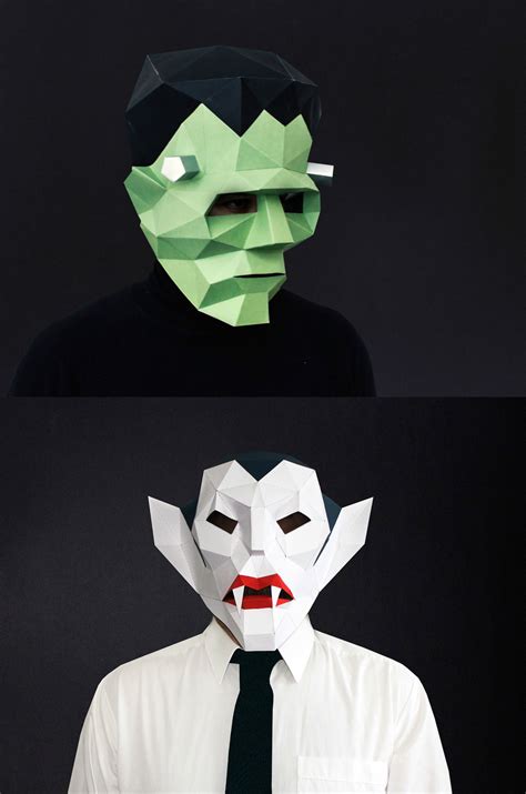 Make Your Own Halloween Mask with Templates from...