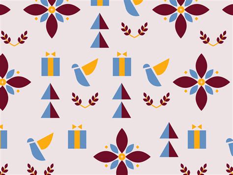 Christmas Gift Wrapper Pattern by Dorothy Livelo on Dribbble