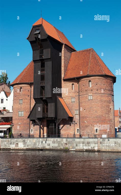 The Crane In Gdansk Danzig Stock Photo Alamy