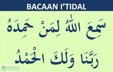 10 Bacaan Doa Itidal Beserta Tulisan Arab Latin Dan Artinya