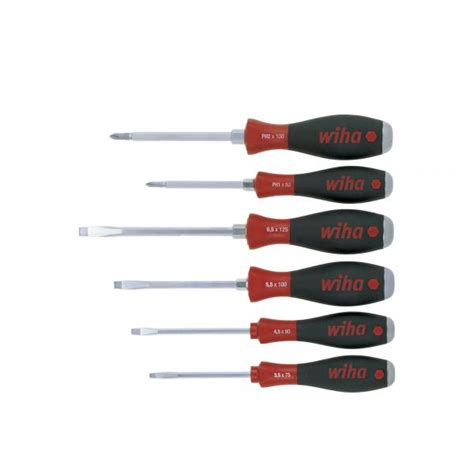 Wiha Screwdriver Set Softfinish Slotted And Phillips With