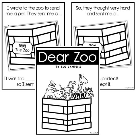 Dear Zoo Printable Book Top Teacher