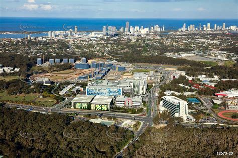 Gold Coast University Hospital and Surrounds QLD Aerial Photography