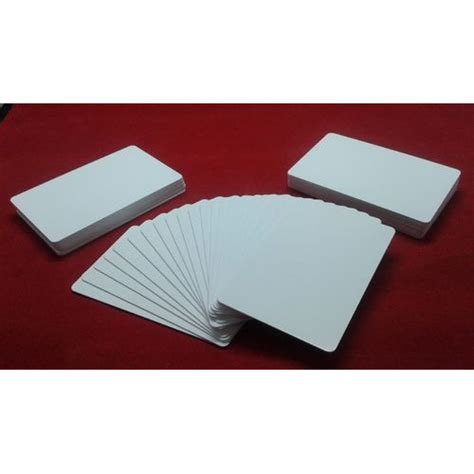 White PVC Plastic Card Size 86X54 Mm At Rs 4 In Ghaziabad ID