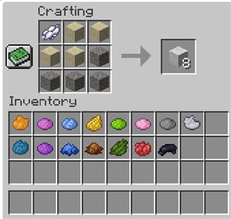 How to Make Concrete in Minecraft - Concrete Powder Minecraft Recipe