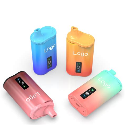 Oem Dual Flavors Puffs Disposable Vape With Led Indicator China