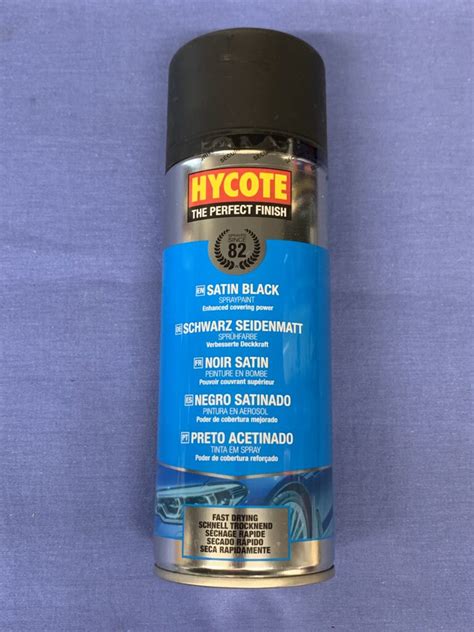 SATIN BLACK AEROSOL PAINT 400ML The MGB Hive