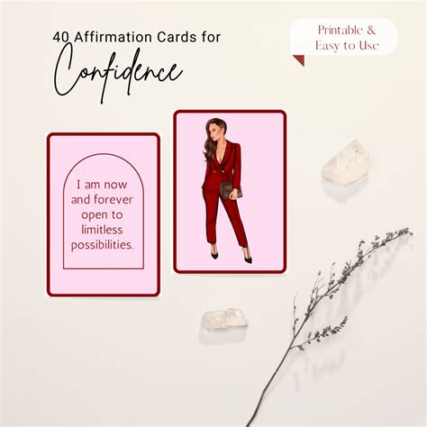 Girl Boss Confidence Affirmation Cards Tools For Meditation Level Up Manifesting Positive