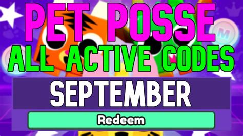 All New September 2022 Codes For Pet Posse Simulator Roblox Working Pet