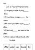 Conjunctions And Prepositions No Prep Practice Fill In The Blank Sentences