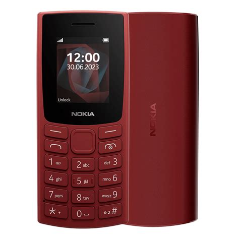 Shop The New Nokia 105 Single Sim Mobile Red At Poorvika