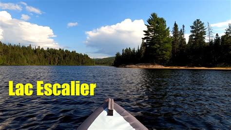 Lake Escalier At The Center Of Mont Tremblant National Park Near