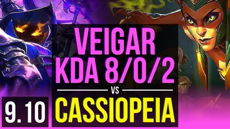 Veigar Vs Cassiopeia Mid Kda Winrate Legendary Na