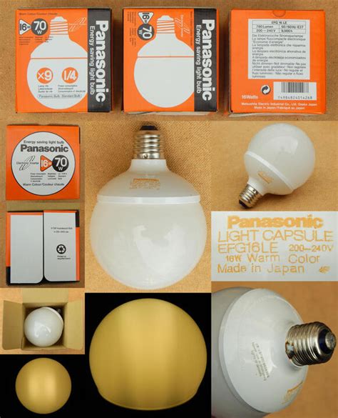 Lighting Gallery Net Compact Fluorescent Lamps Cfl Panasonic Efg Le