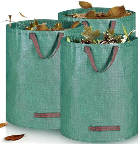 Sac Jardinage Déchets Sac Déchets Verts 3 x 272L Sacs Jardin