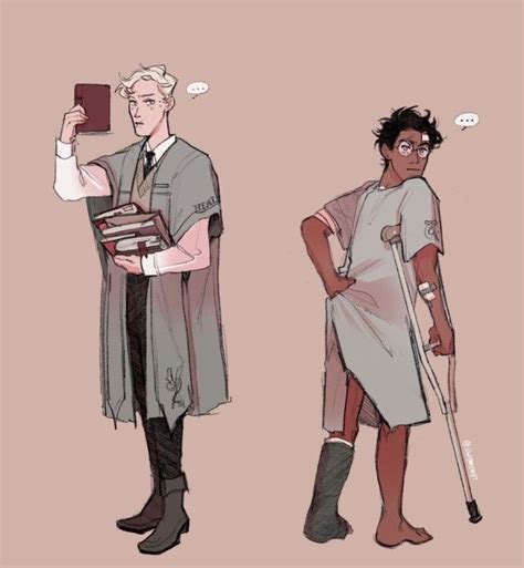 Healer Draco And Leg Broken Potter In Harry Potter Comics