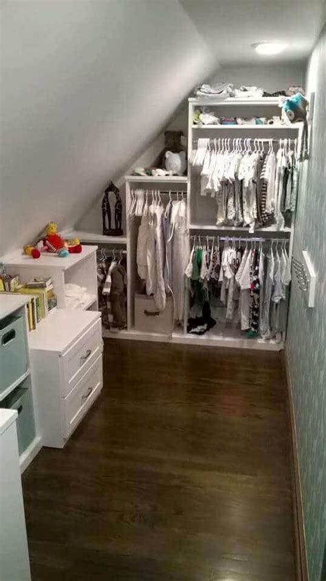 34 Best Examples Of Attic Closet Design Ideas