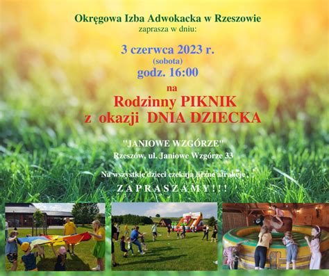 Piknik Rodzinny Z Okazji Dnia Dziecka Czerwca R