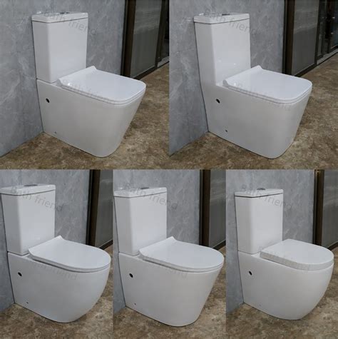 Round Square Wash Down Free Trap Australia Design Bathroom Wc Toilet