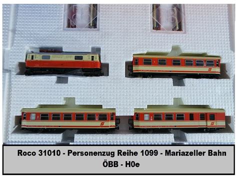 Roco 31010 Personenzug Reihe 1099 3 Personenwagen Mariazeller