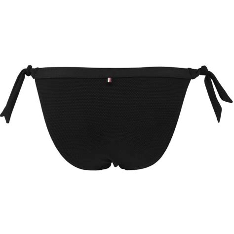 Tommy Hilfiger SIDE TIE BIKINI Dámský spodní díl plavek černá