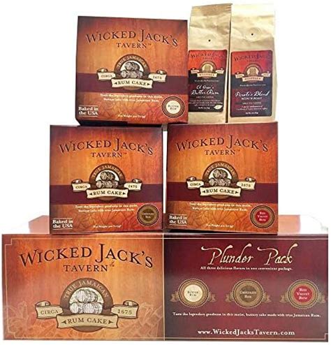 Amazon True Jamaican Rum Cake By Wicked Jack S Tavern Oz