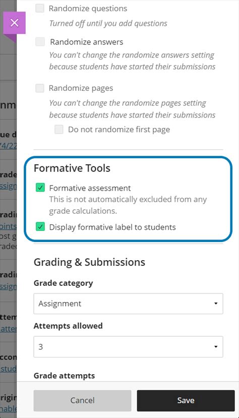 Formative Assessments