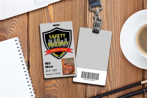 Security Id Badge Template