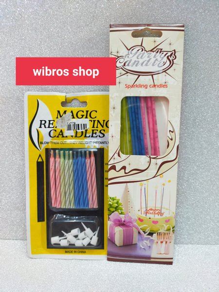 Jual Lilin Ulang Tahun Sparkling Birthday Candle Di Lapak Wibros Shop