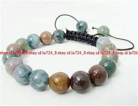 Mm Natural Indian Multi Color Agate Round Beads Gems Shambhala