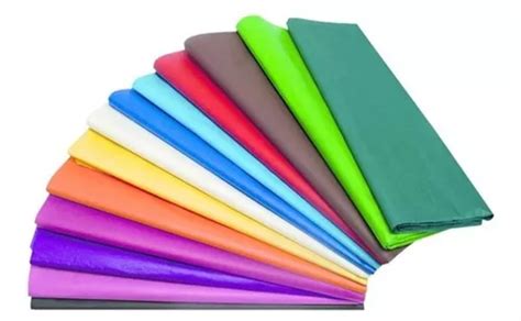 Resma De Papel Seda Colores Variados 100 Pliegos Papelería MercadoLibre