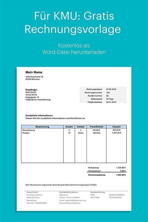 Haushaltshilfe Rechnung Muster