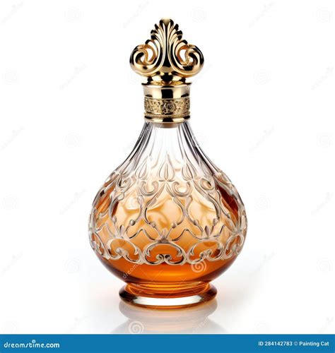 Perfume Bottle Isolated On White Background Stock Illustration Illustration Of Fragrance