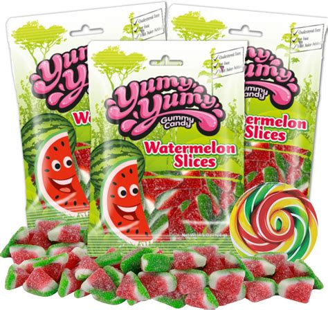 Yumy Yumy Watermelon Gummy Candy Fruit Flavored Chewy