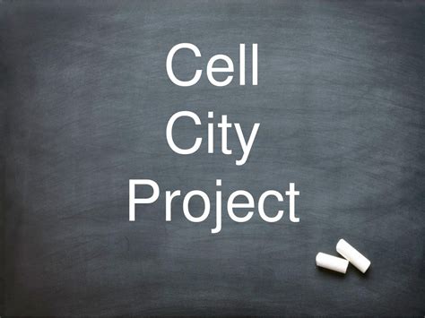 Cell City Project Ppt Download