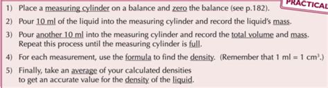 Phys Particle Model Of Matter Density Flashcards Quizlet