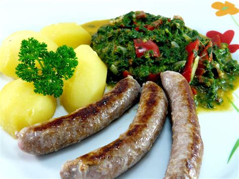 Vegetarische Bratwurst Mit Kartoffeln — Rezepte Suchen