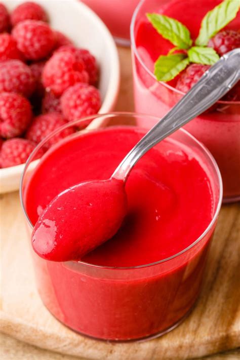 How To Make Raspberry Coulis Fresh Raspberry Sauce Nurtured Homes