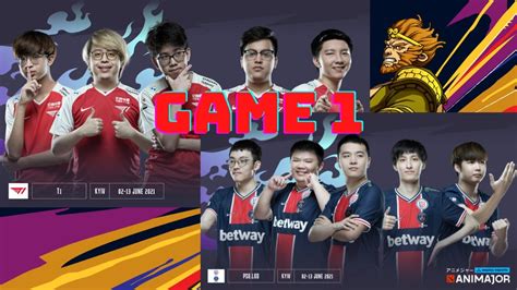 PSG LGD Vs T1 Game 1 Bo3 WePlay AniMajor DPC 2021 DOTA 2 HD