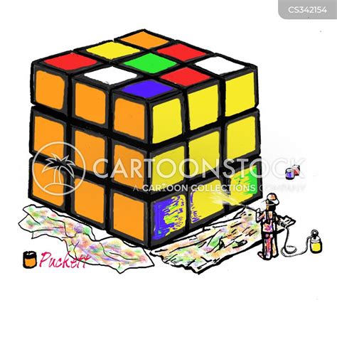 Rubiks Cube Cartoons And Comics Funny Pictures From Cartoonstock