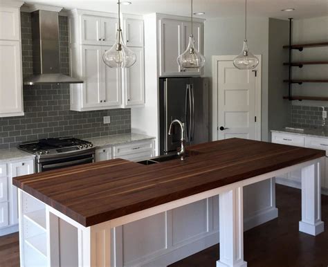 Transform Your Kitchen With Butcher Block Counters And A Quartz Island