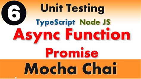 6 Testing Asynchronous Functions And Promise Mocha Chai Unit